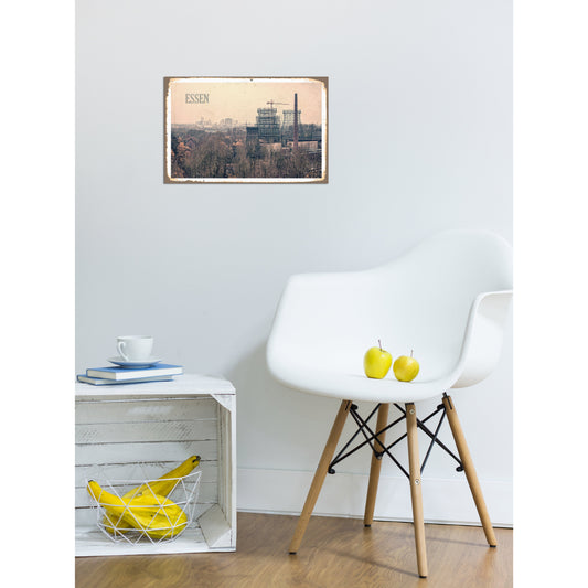 Blechschild - Essen Wohnbeispiel