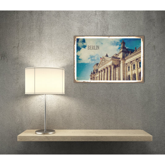 Blechschild - Berlin Wohnbeispiel