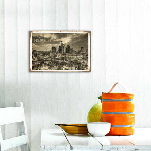 Blechschild - Frankfurt Wohnbeispiel