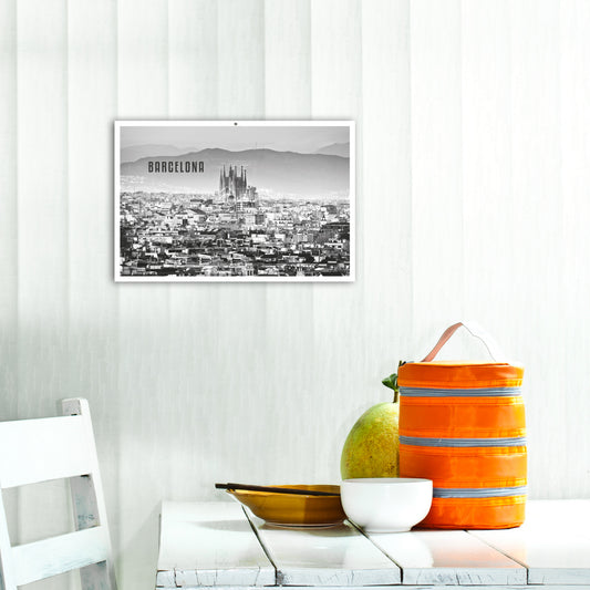 Blechschild - Barcelona Wohnbeispiel