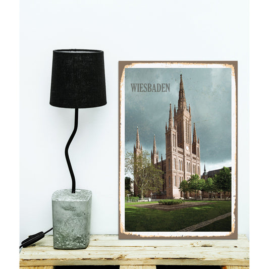 Blechschild - Wiesbaden Wohnbeispiel