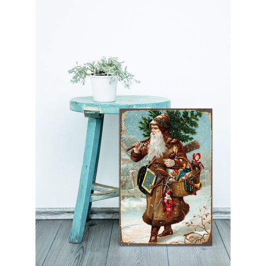 Blechschild - Körbchen Wohnbeispiel