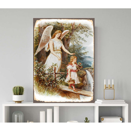 Blechschild - Angel Dream Wohnbeispiel