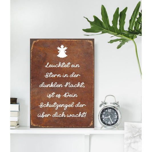 Rahmenbild - Leuchtet ein Stern.. 30x45cm Wohnbeispiel