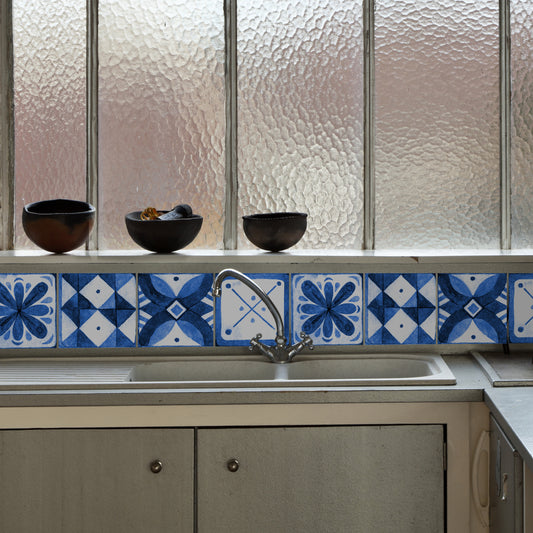 Stickerfliesen - Fabienne 12er-Set Wohnbeispiel