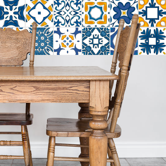 Stickerfliesen - Tippi 12er-Set Wohnbeispiel