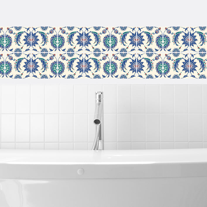 Stickerfliesen - Youghe 12er-Set Wohnbeispiel