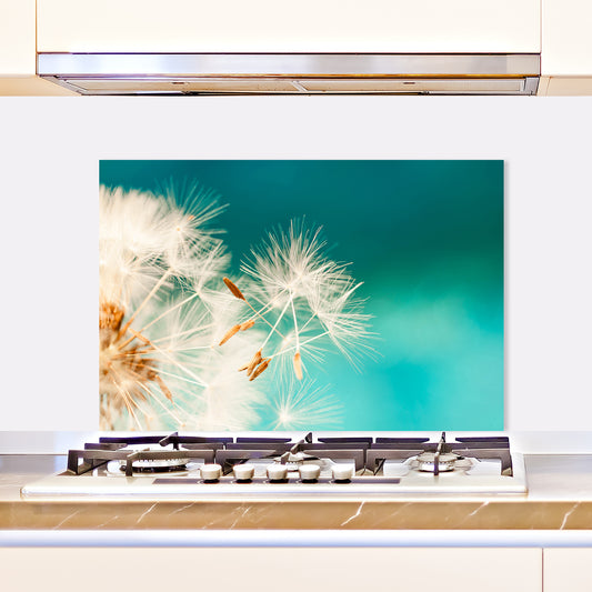 Spritzschutz - Pusteblume Wohnbeispiel