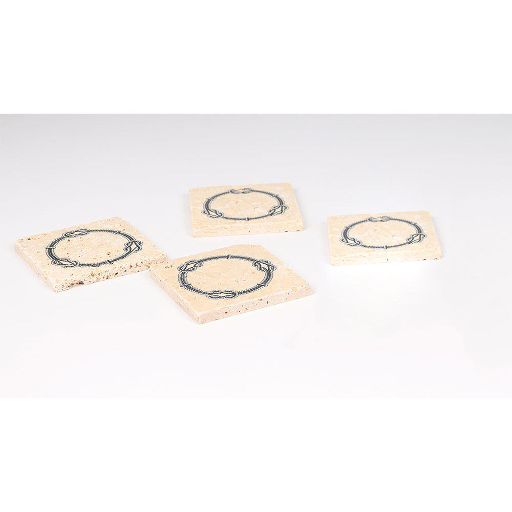 Steinuntersetzer-Set - Ilaria Detail