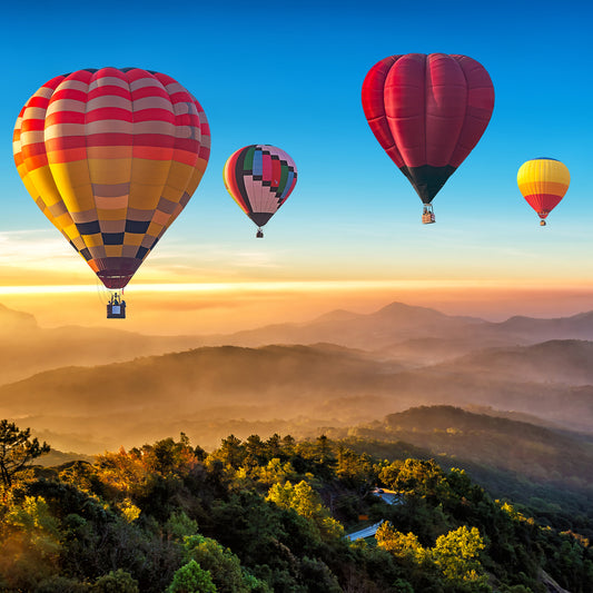 Akustikbild - Heißluftballons