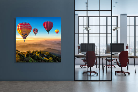 Akustikbild - Heißluftballons