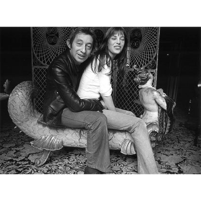 Acrylglasbild - Serge Gainsbourg & Jane Birkin