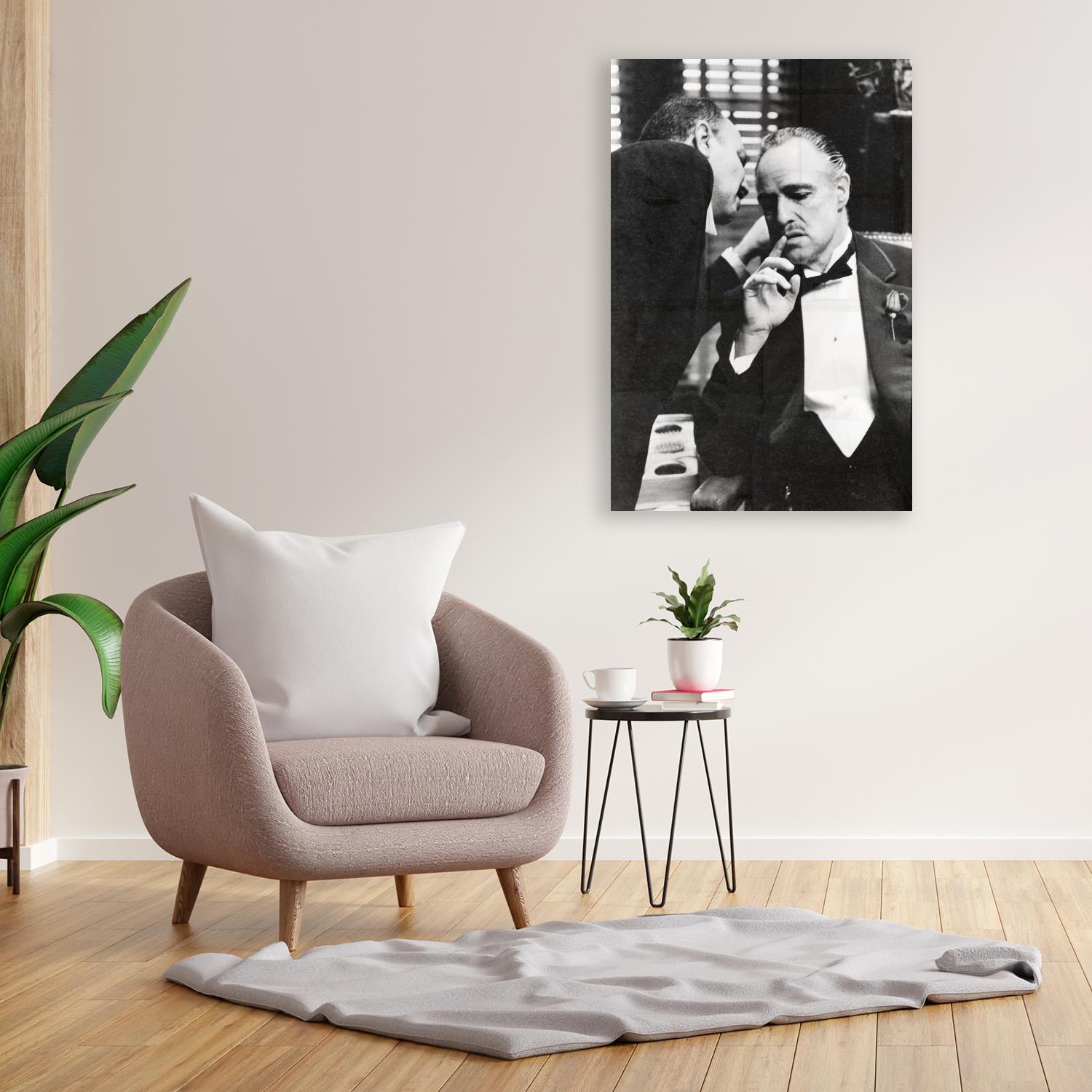 Acrylglasbild - Marlon Brando - Einrichtungsbeispiel Foto