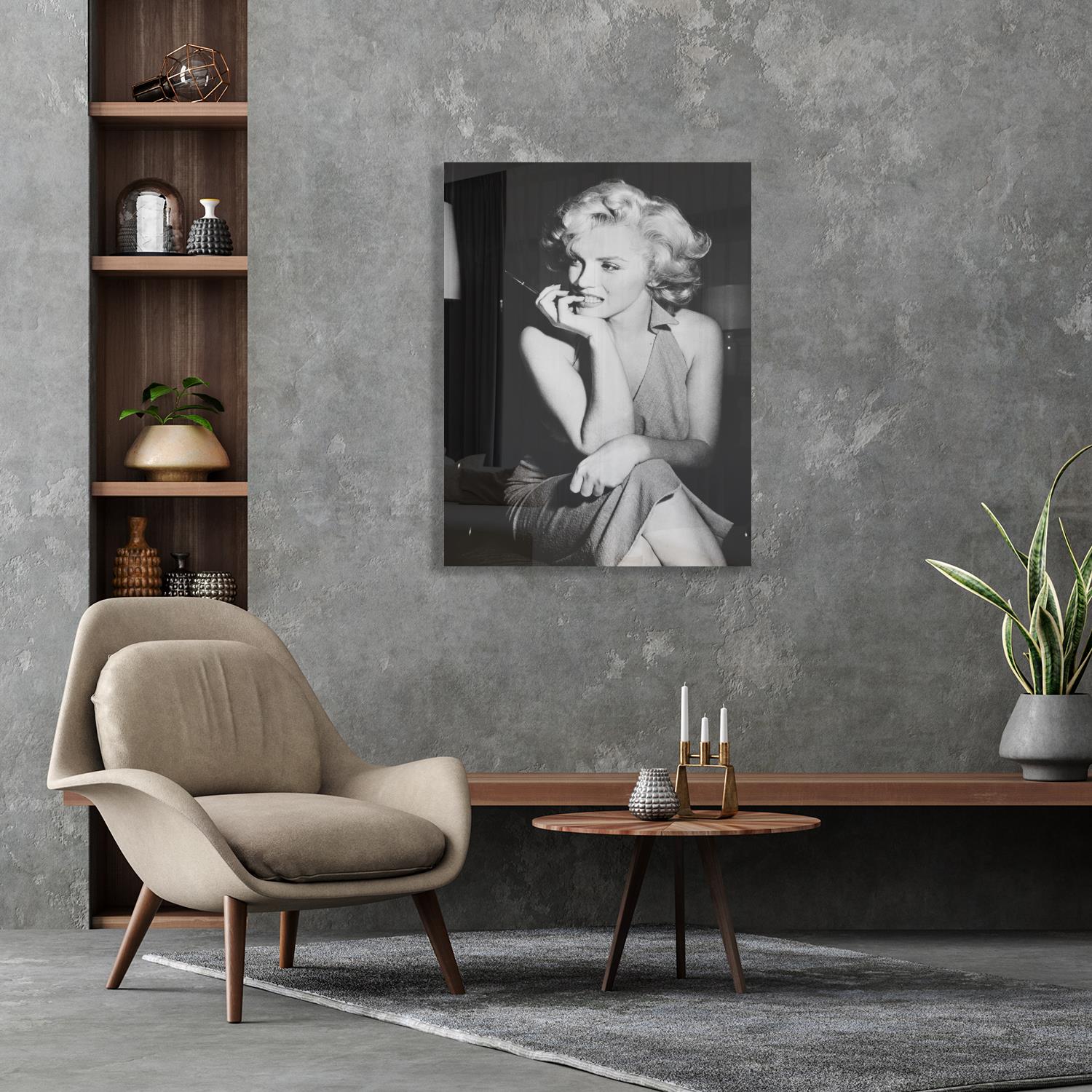 Acrylglasbild - Marilyn - Einrichtungsbeispiel Foto