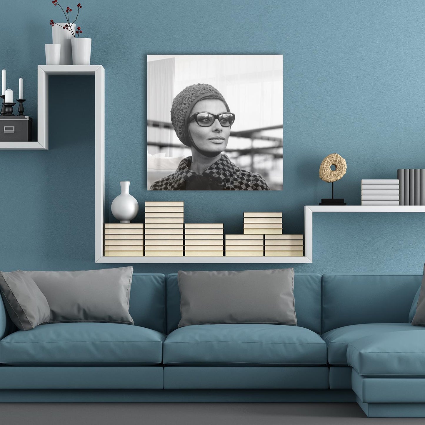 Acrylglasbild - Sophia Loren - Einrichtungsbeispiel Foto