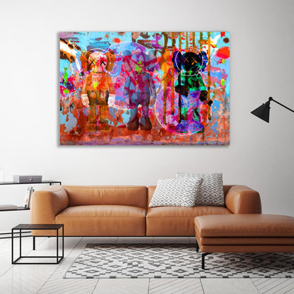 Acrylglasbild - Colorful Graffiti