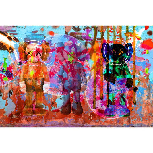 Acrylglasbild - Colorful Graffiti