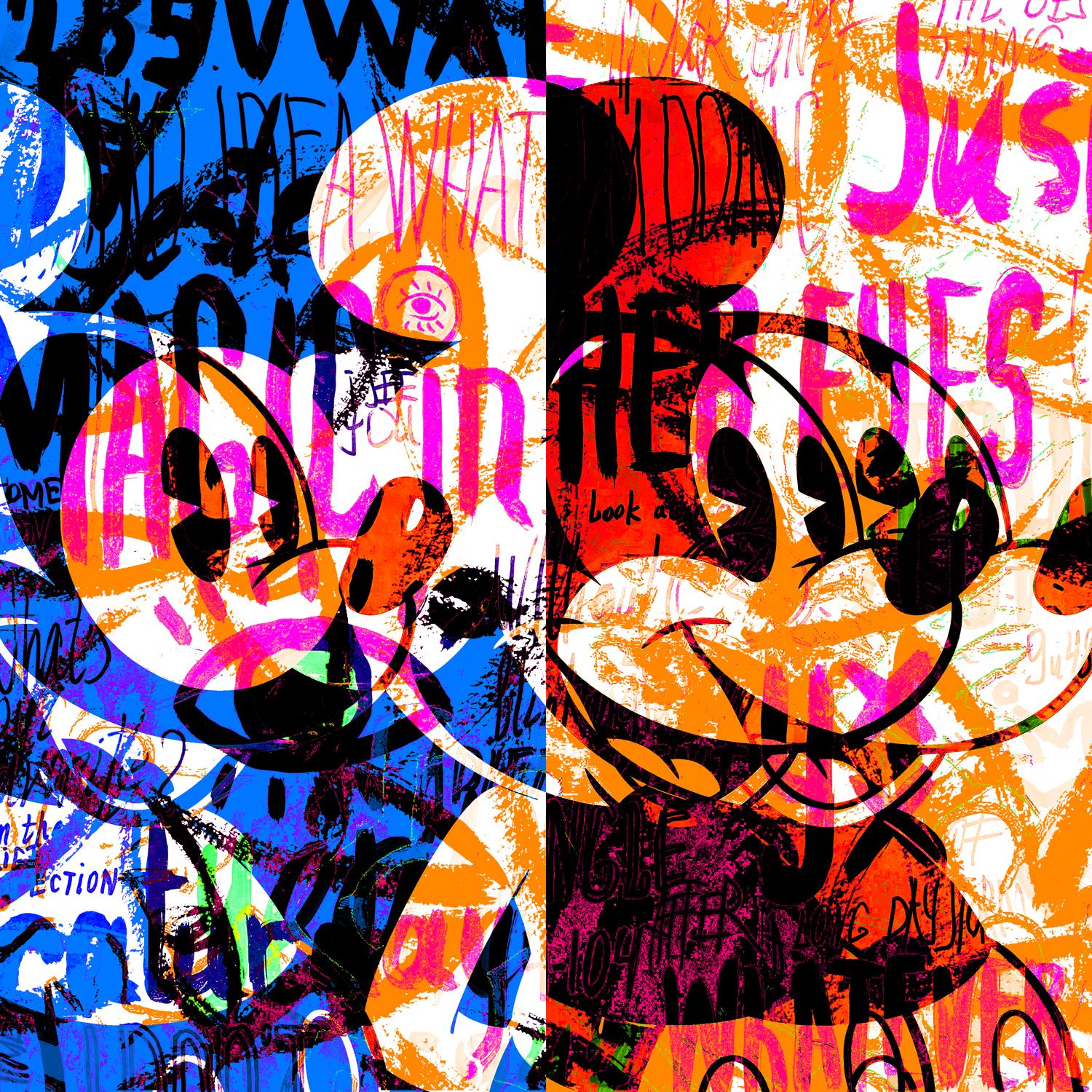 Acrylglasbild - Colorful Mickey II Artikelbild