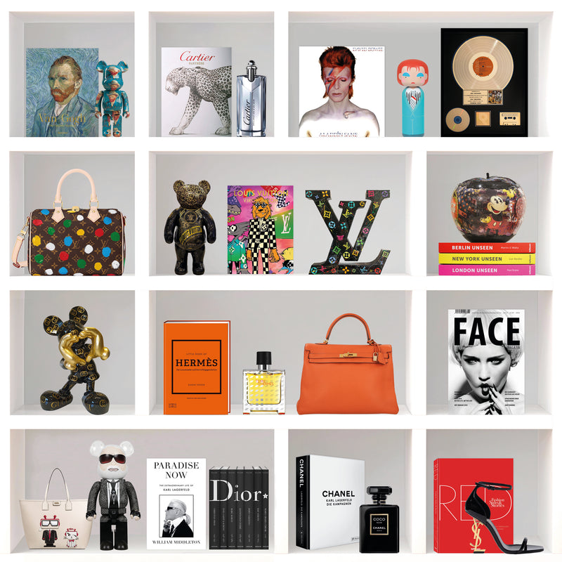 Queence Acrylglasbild Bookshelf II