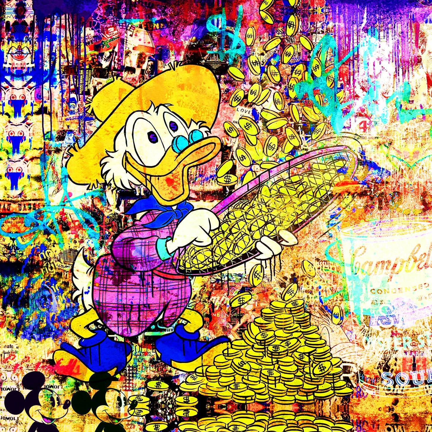 Acrylglasbild - Coin Donald