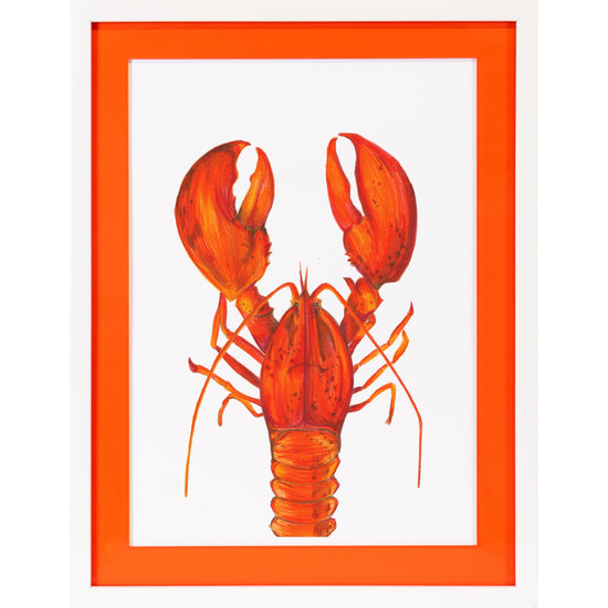 Queen Kerosin Rahmenbild mit Acrylpassepartout - Pop Lobster