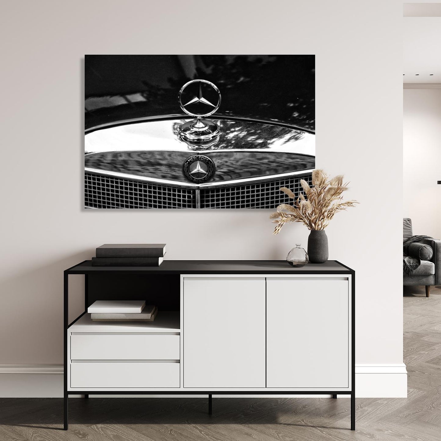 Aluminiumbild - Mercedesstern