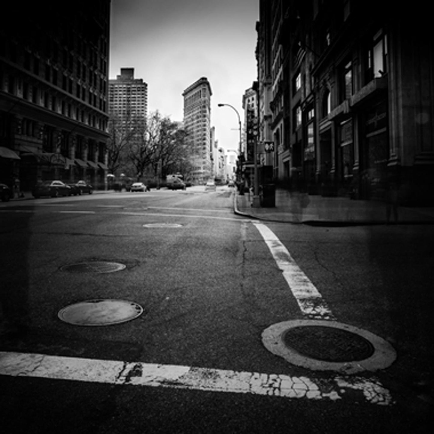 Aluminiumbild - Straße