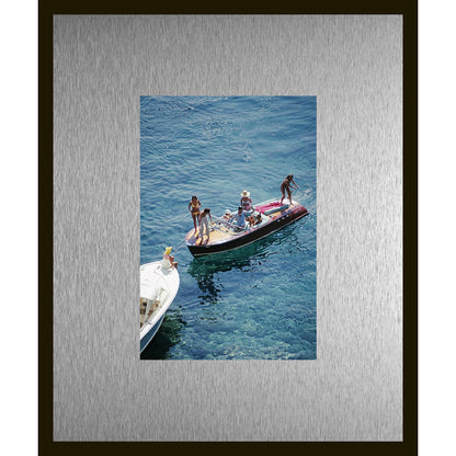Rahmenbild mit Alupassepartout - Boat Trip