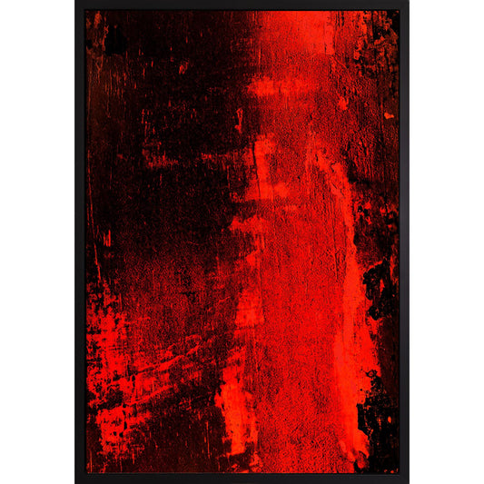 Canvas picture with shadow gap frame - Redrum