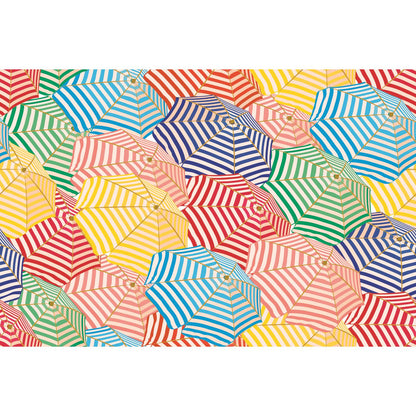 Leinwandbild - Bunte Schirme