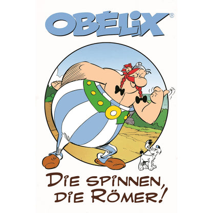 Leinwandbild - Die spinnen, die Römer! Obelix