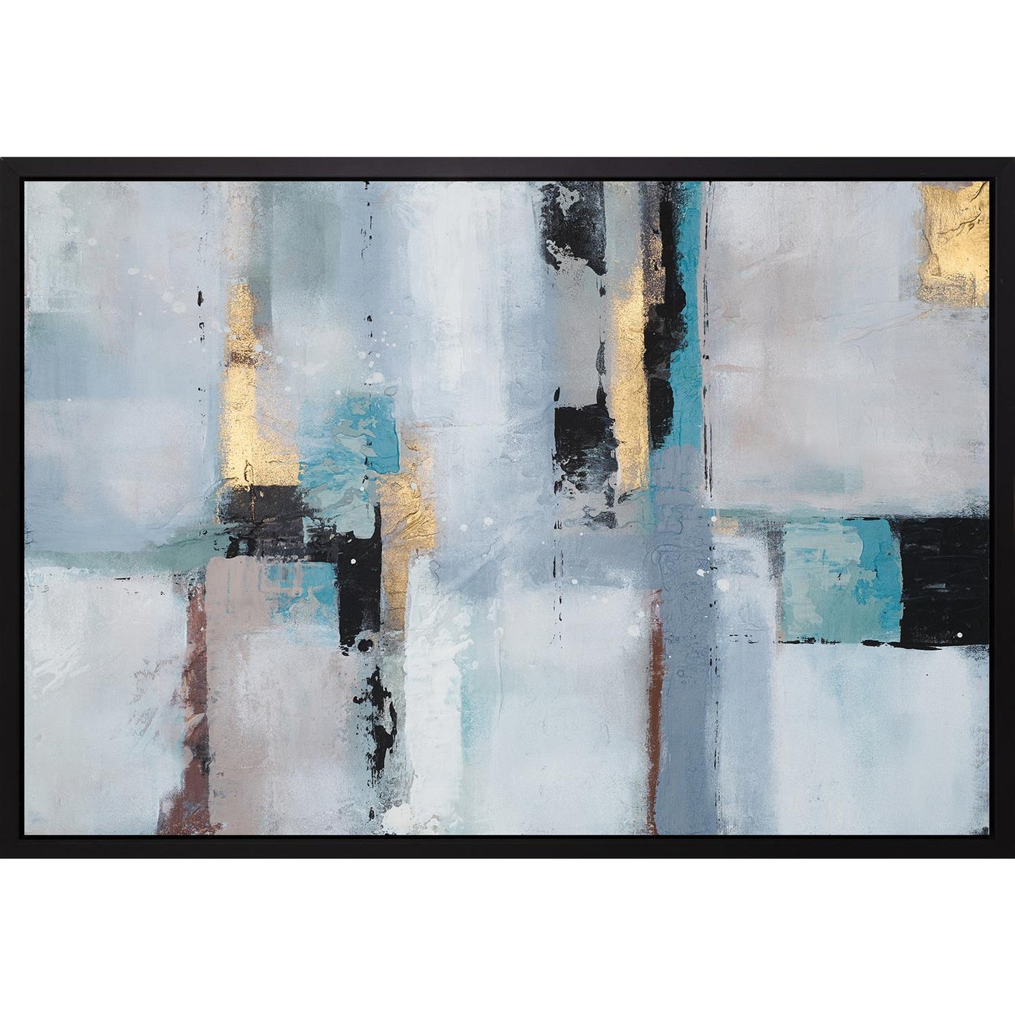 Leinwandbild mit Schattenfugenrahmen - Elements One 60x40cm