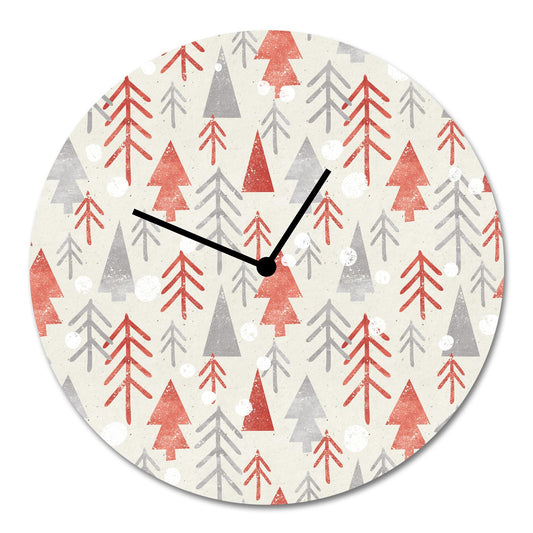 Winter Forest Acrylglas-Uhr