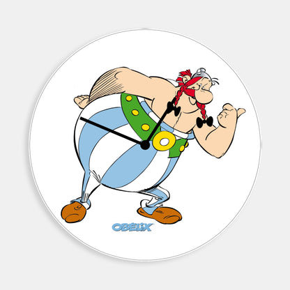 Acrylglas-Uhr - Obelix