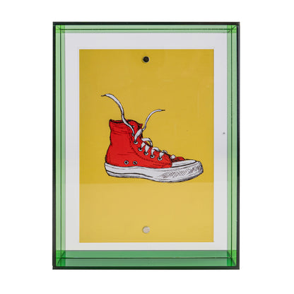 Acrylglas Bilderrahmen - Neon Grün