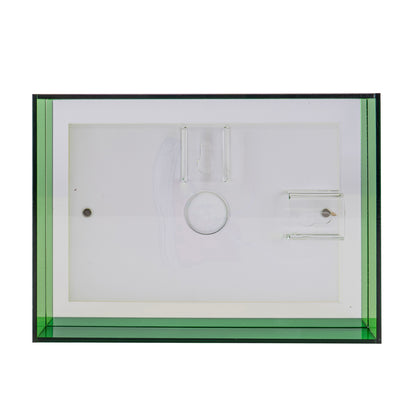 Acrylglas Bilderrahmen - Neon Grün