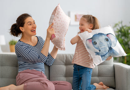 Kissenbezug - Blauer Elefant