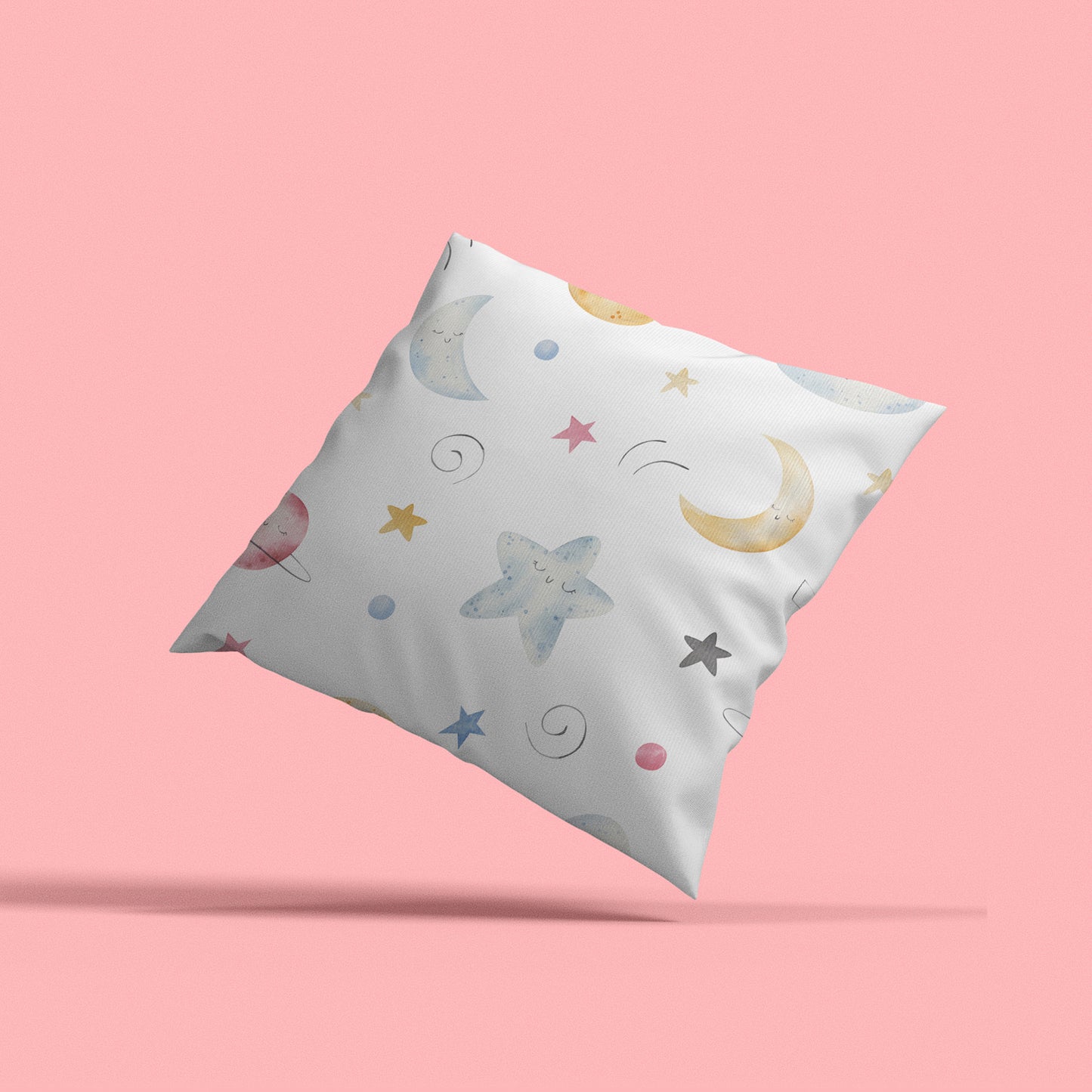Kissenbezug - Mond und Sterne