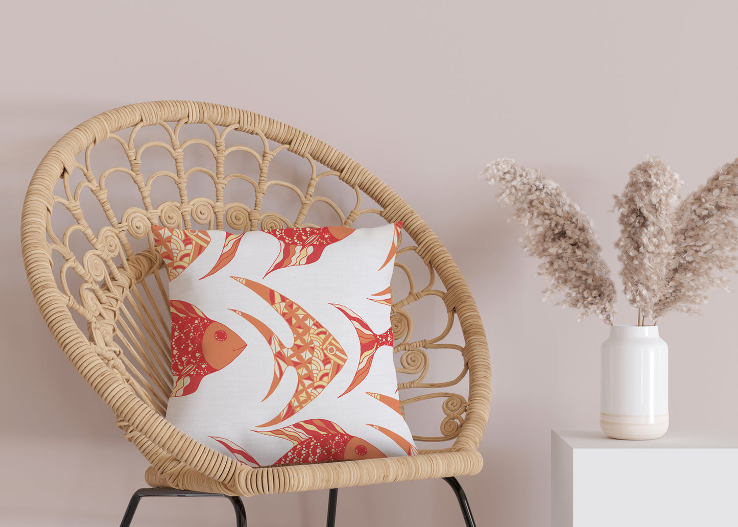 Kissenbezug - Rote Fische