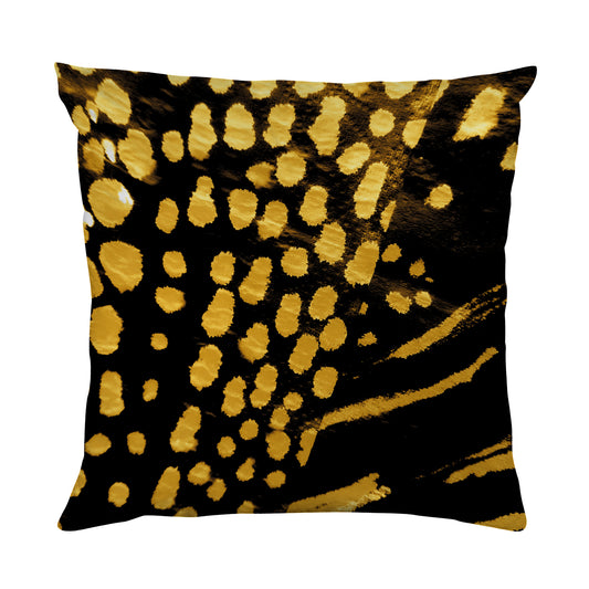 Kissenbezug - Golden Dots On Black