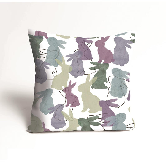 Kissenbezug - Bunte Hasen