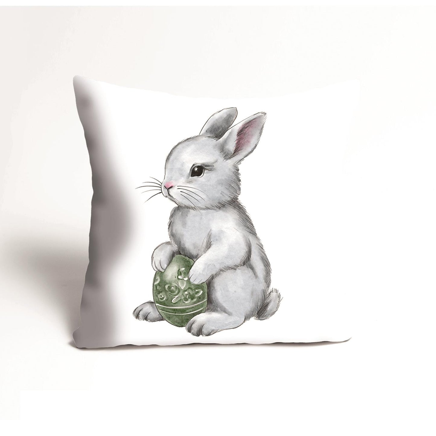 Kissenbezug - Grauer Hase