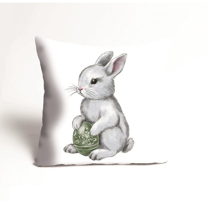Kissenbezug - Grauer Hase