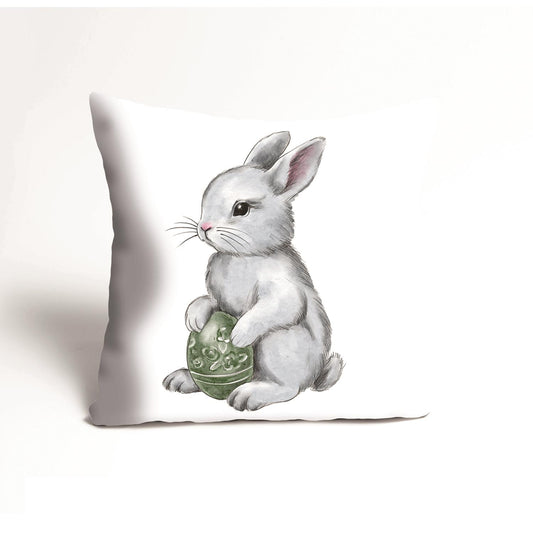 Kissenbezug - Grauer Hase