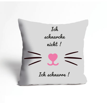 Kissenbezug - Ich schnarche nicht, ich schnurre