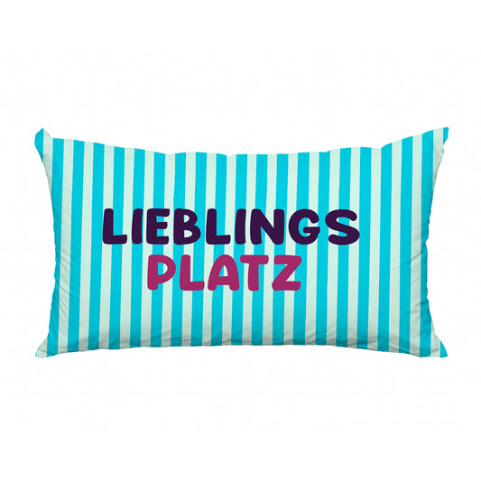 Outdoor Kissenbezug - Lieblingsplatz Streifen