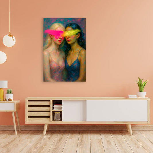 Acrylglasbild - Freundinnen