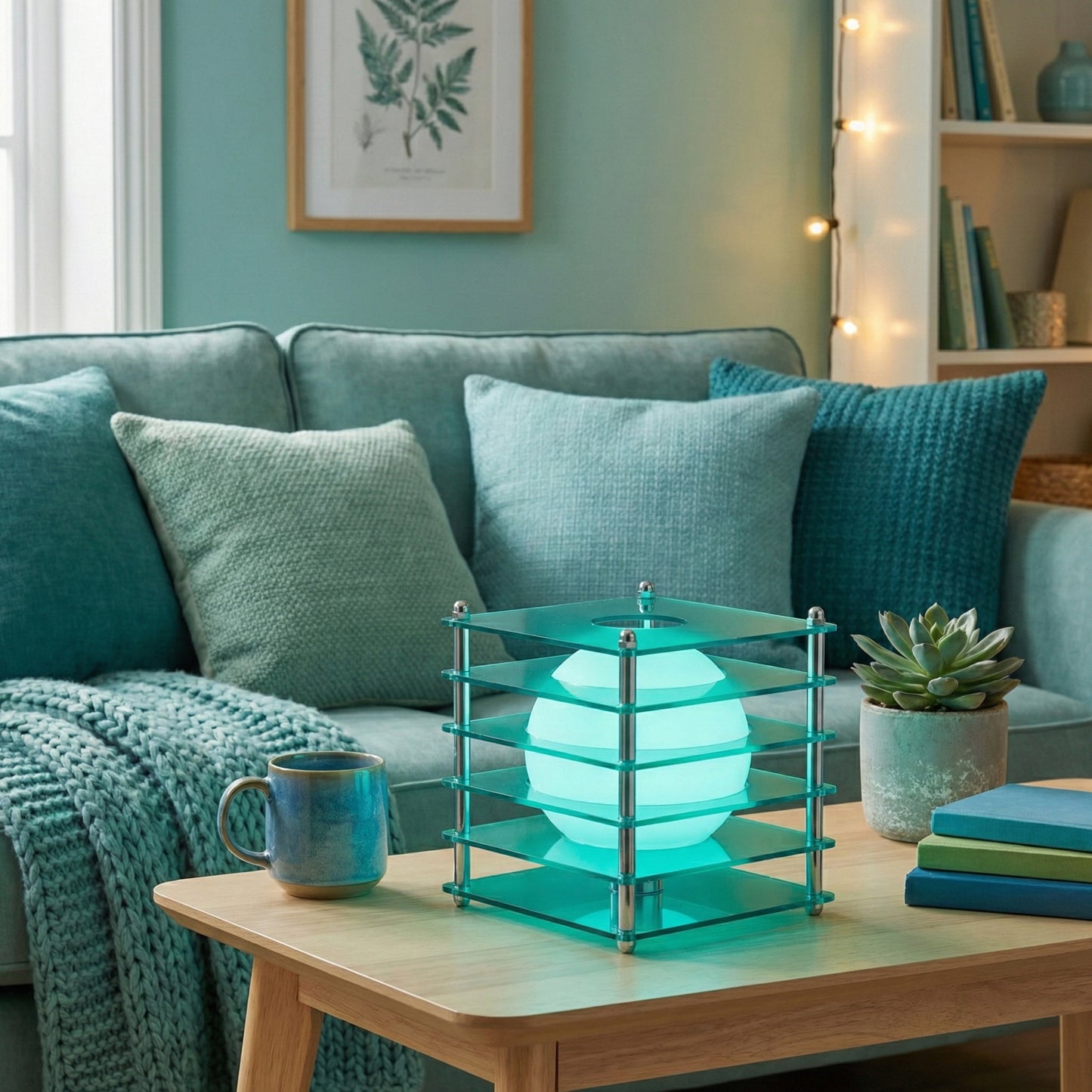 LED Mondlampe in verschiedenen Farben