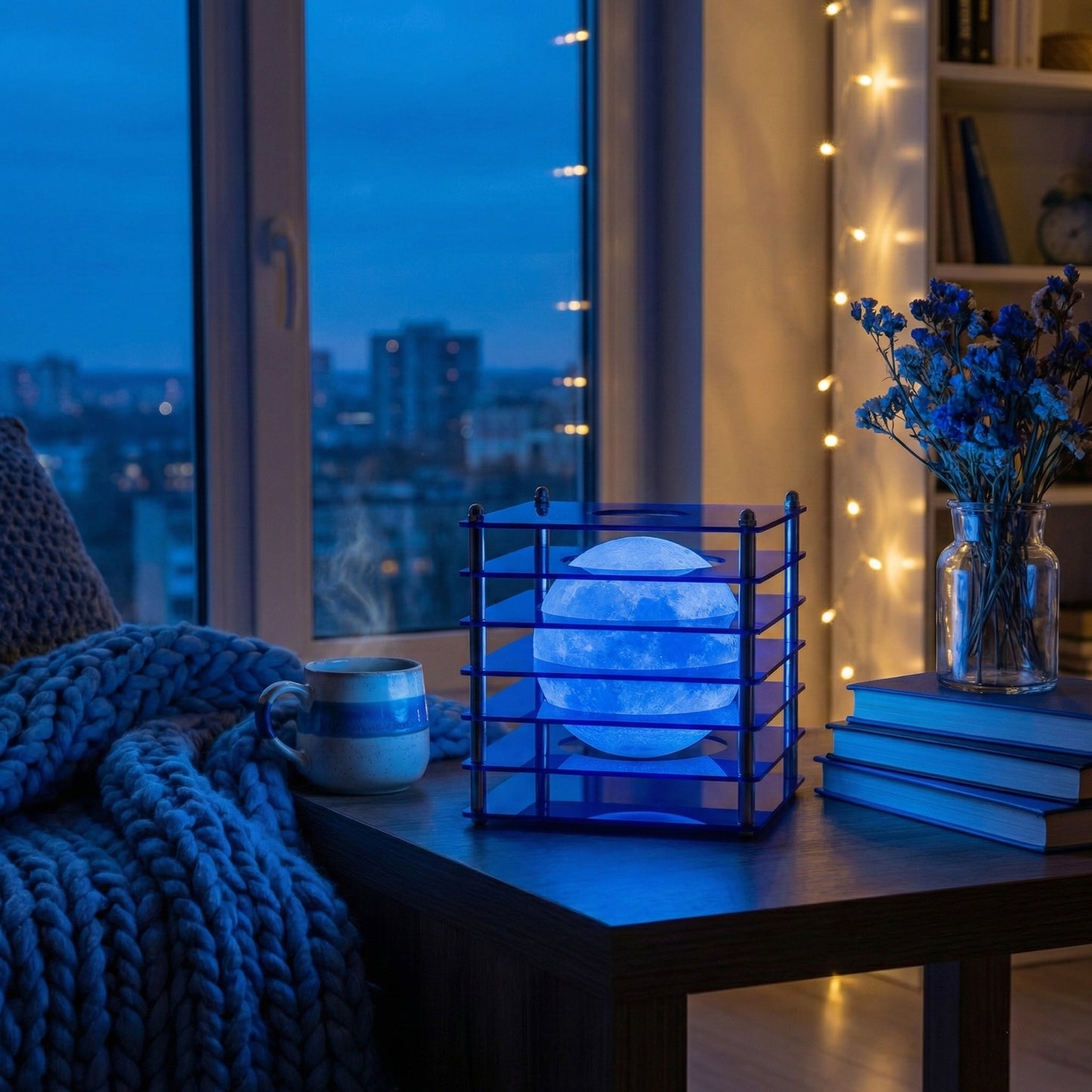 LED Mondlampe in verschiedenen Farben