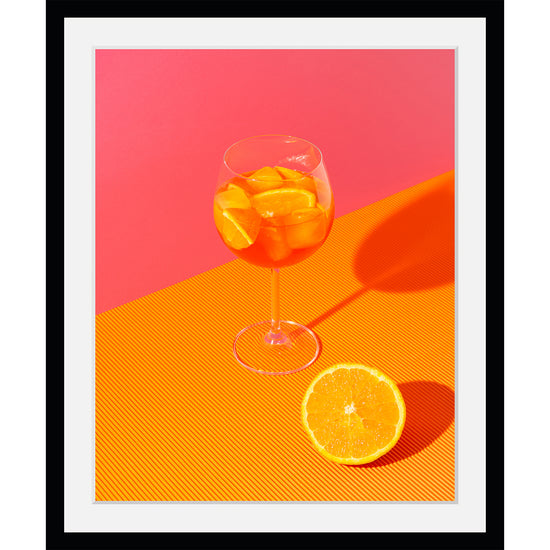 Queen Kerosin Rahmenbild - Orange Drink